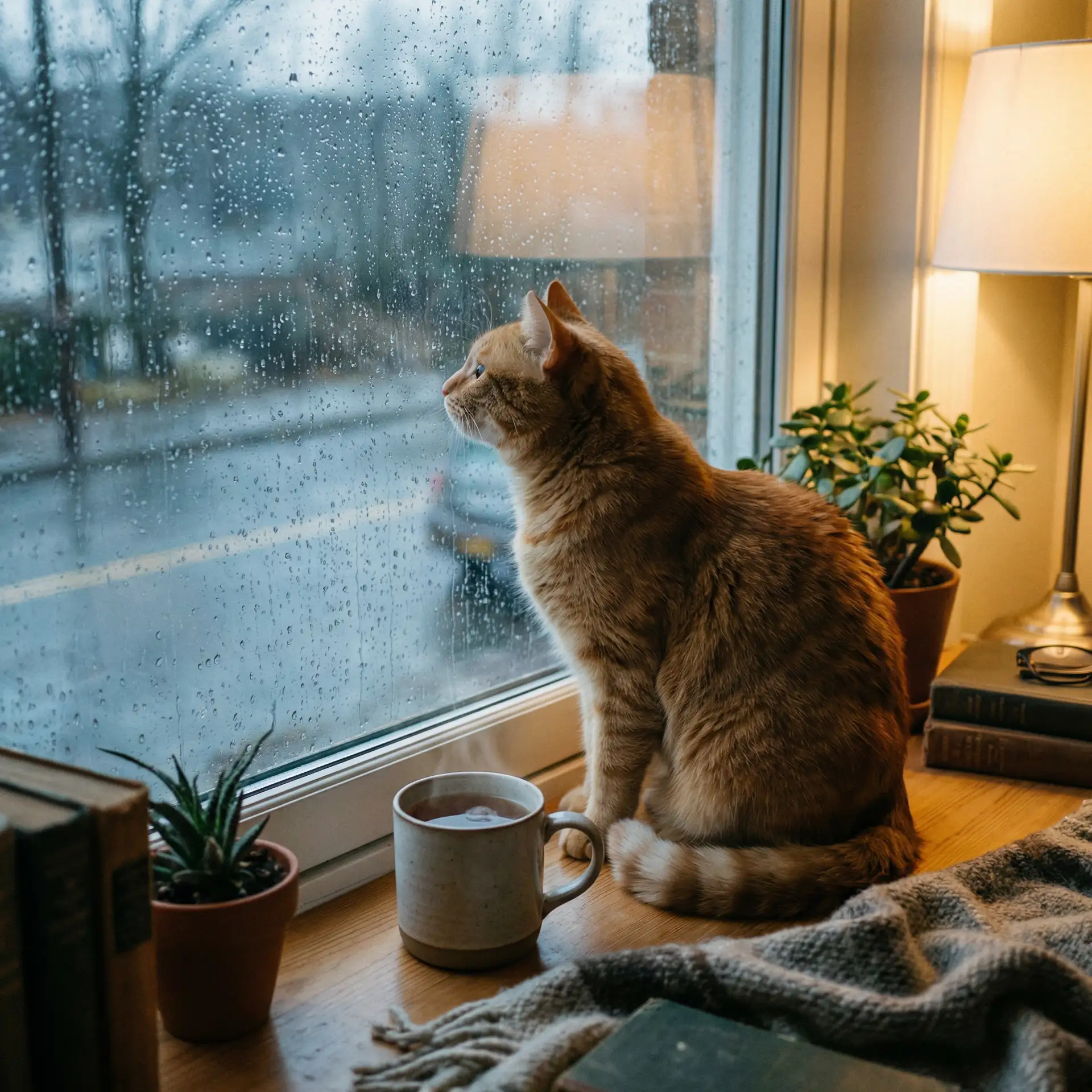 猫咪望着窗外的雨 - 聊斋之孽欲孤鬼
